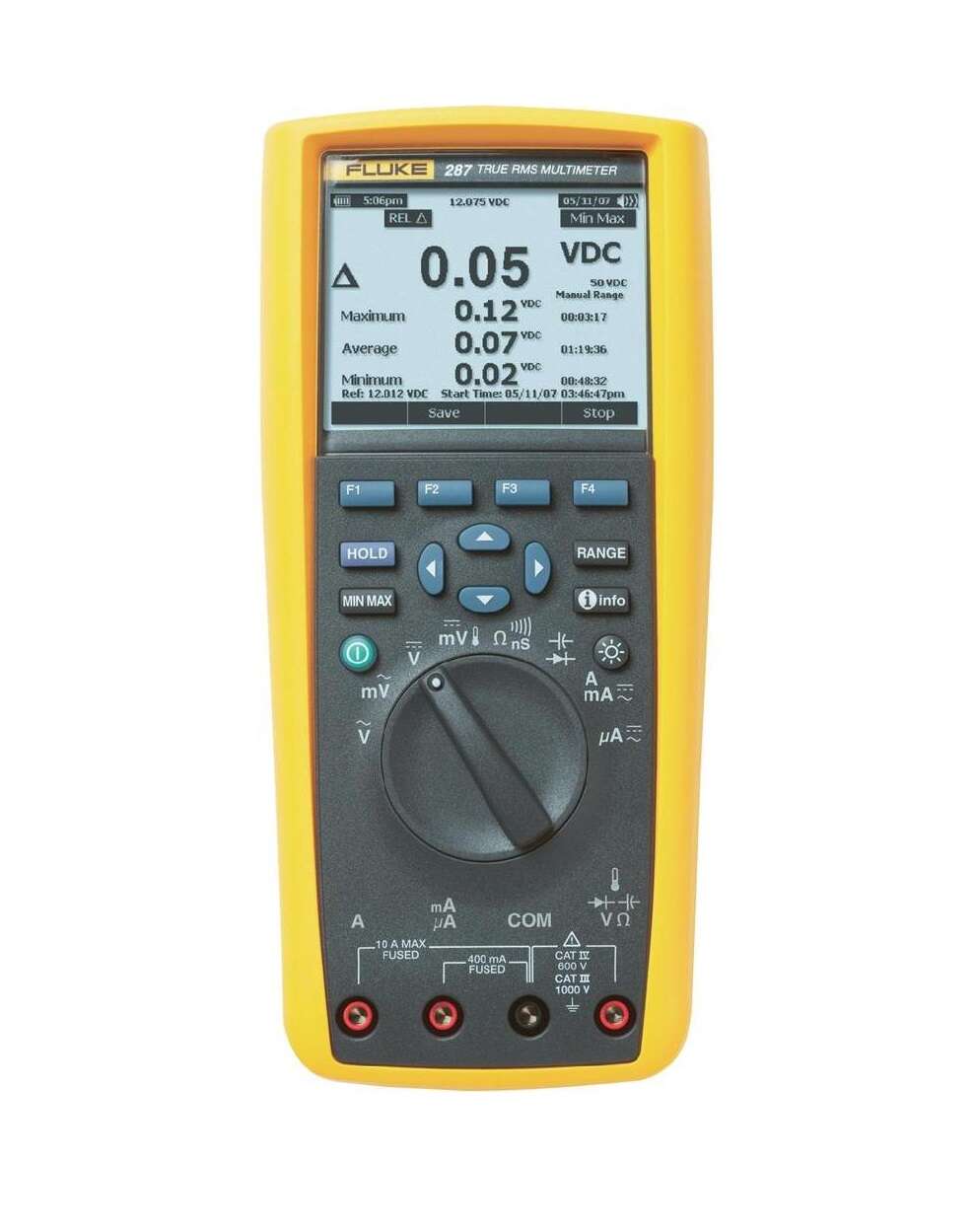 Fluke 287 Sann RMS multimeter m/logging