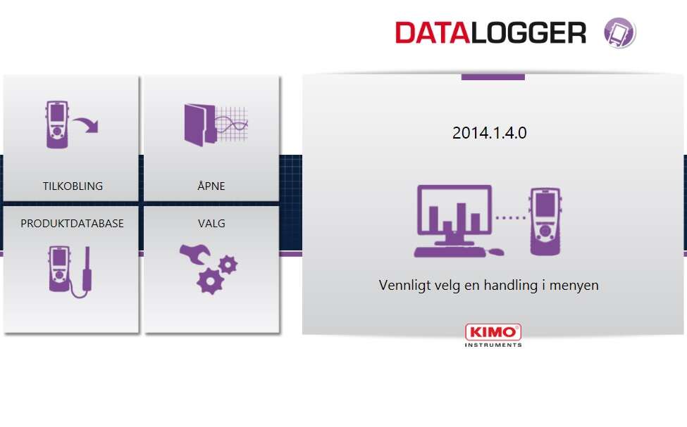 Kimo LPC-14 programvare (Datalogger)
