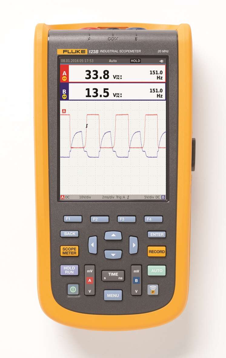 Fluke 123B/S industrielt scopemeter m/SCC120B