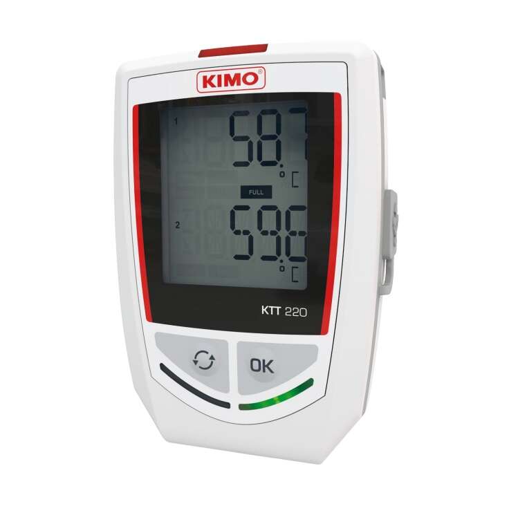 Kistock KTT-220-O datalogger for temperatur