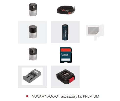 Vizaar Vucam XO/XO+ tilbehørspakke Premium