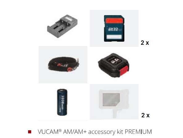 Vizaar Vucam AM/AM+ tilbehørspakke Premium