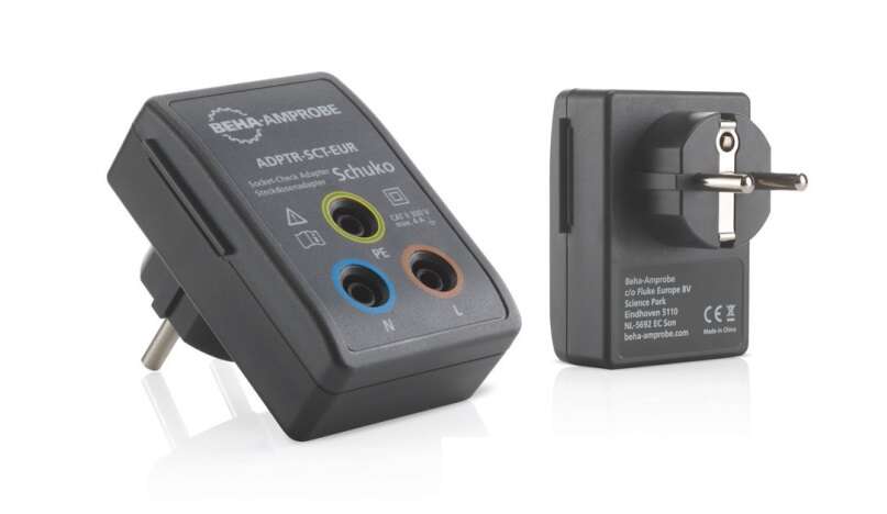 Amprobe stikkontakt adapter, Schuko SCT