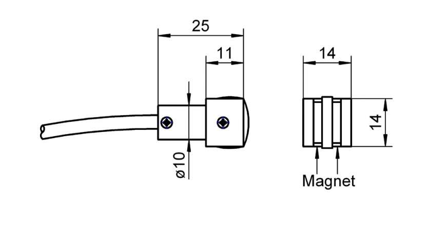 Ahlborn FTA025P termoelement overflateføler