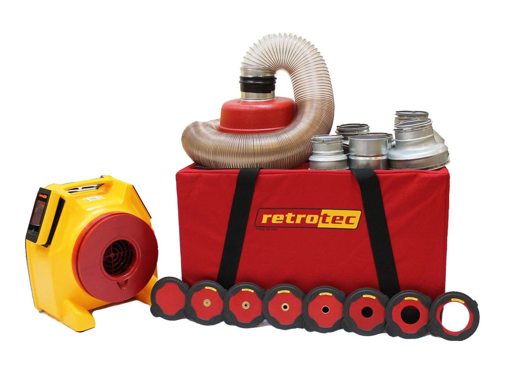 Retrotec Ventilasjonstester system EU350X-E m/DM32X WiFi