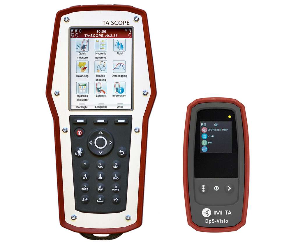 TA Scope innreguleringsinstrument for vannbåren varme/kjøling