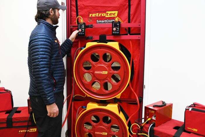 Retrotec Blower Door EU6210X-E/DM32X WiFi/2 vifter