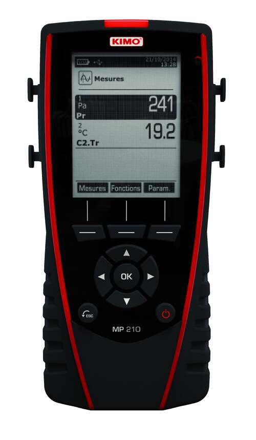 Kimo MP 210 manometer, u/følere