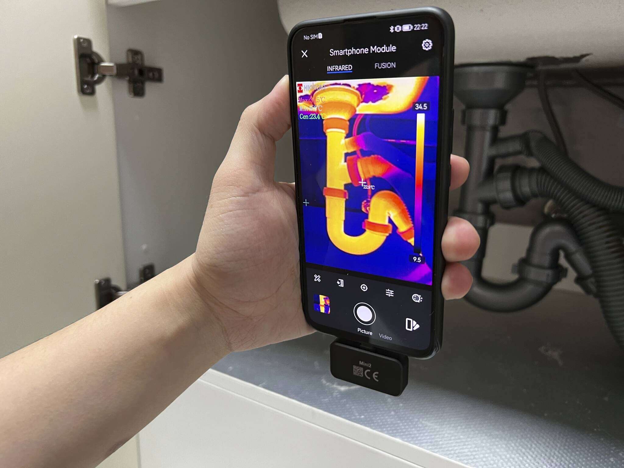 HikMicro Mini2 termografikamera 256x192 autofokus-