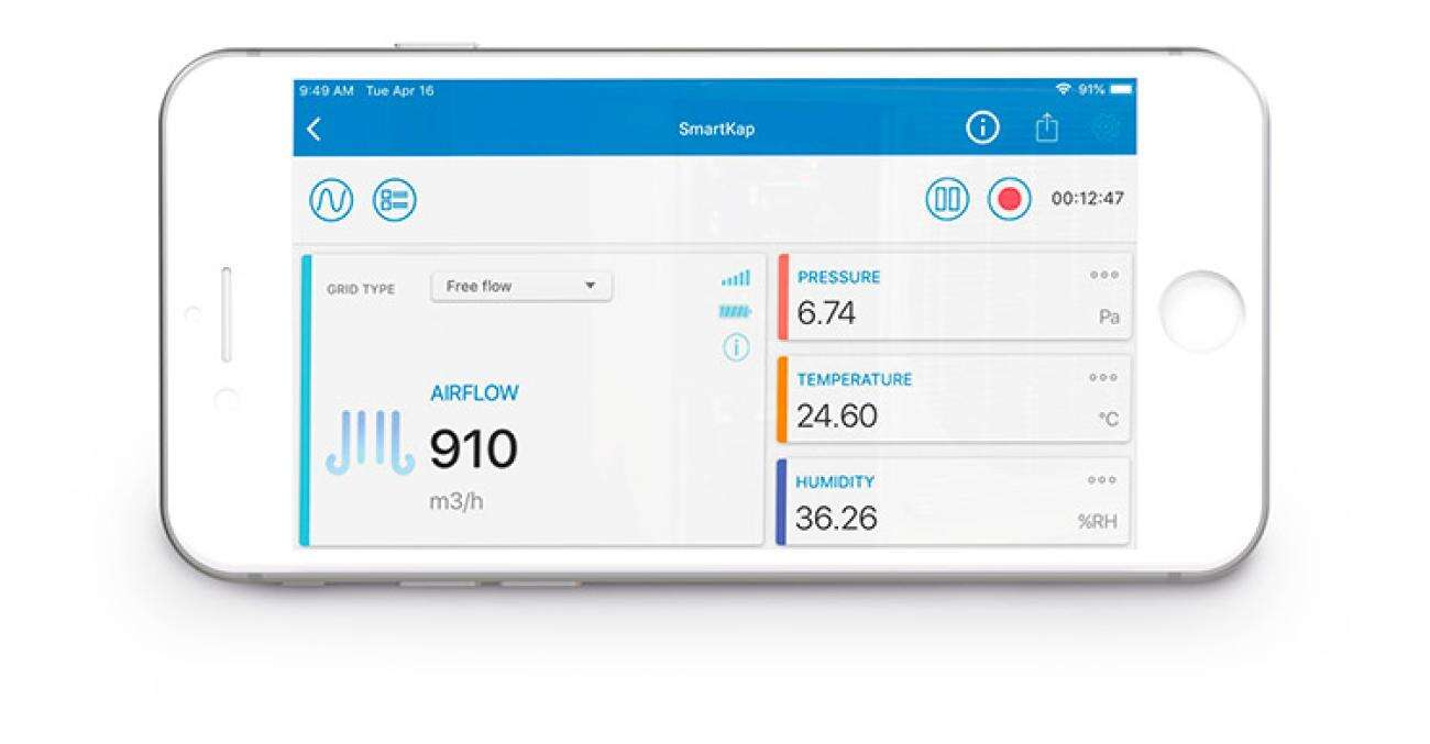 KIMO/Sauermann DBM 620 måletrakt