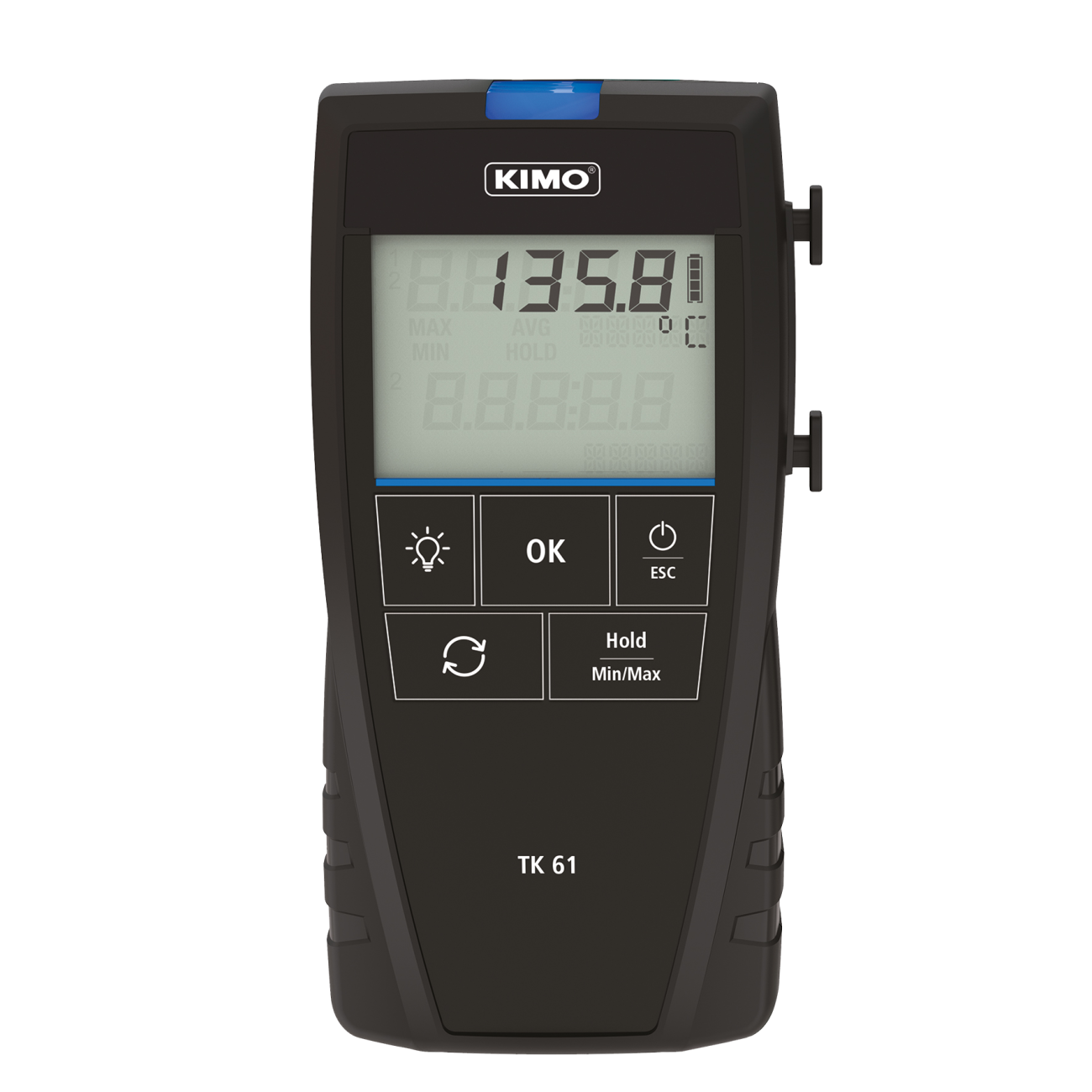 Kimo TK 61 digitalt termometer for termoelementer, 1 kanal