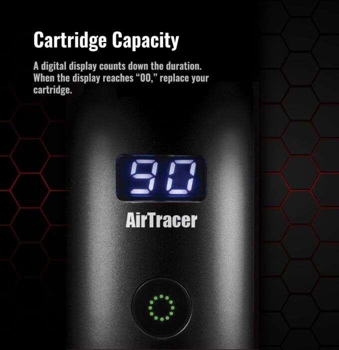 Air Tracer Smoke Generator (liten røykmaskin med ampuller)