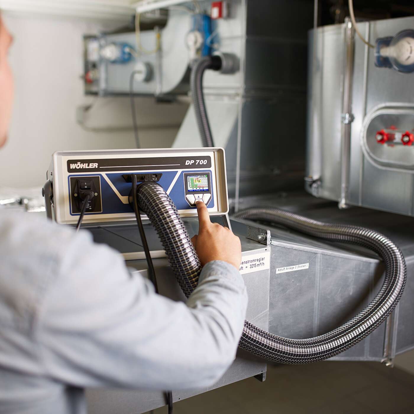 Wöhler DP 700 utstyr for lekkasjesmåling - kanal